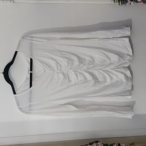 Frame white 100% linen shirt Large with tag